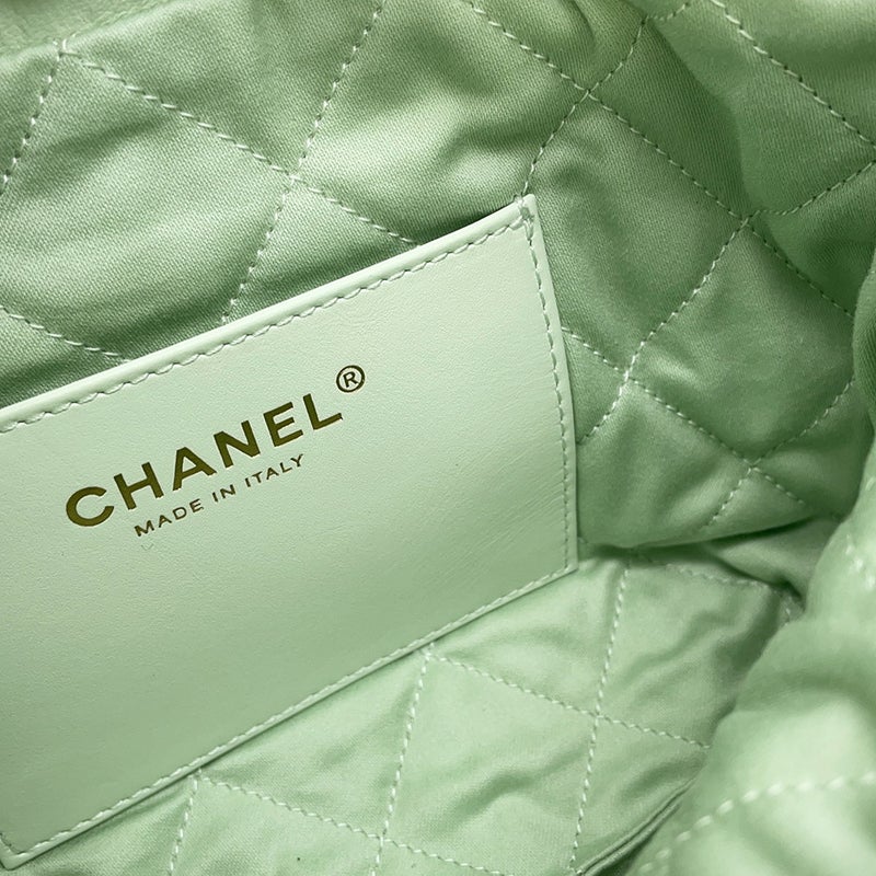 シャネル ハンドバッグ CHANEL 22 ミニ ココマーク シャイニーカーフスキン AS3980 CHANEL 2wayショルダーバッグ
