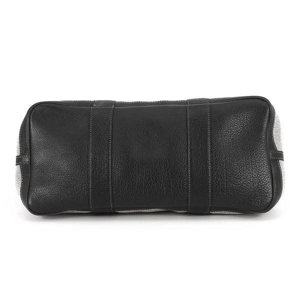 エルメス トートバッグ ガーデンパーティPM ベージュ/ブラック/シルバー金具 トワルアッシュ/ブッフル □G刻印 黒