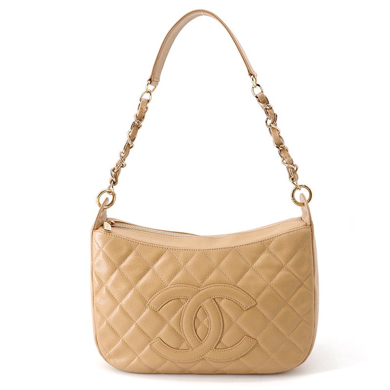 シャネル チェーンショルダーバッグ マトラッセ ココマーク キャビアスキン A20993 CHANEL バッグ ワンショルダー