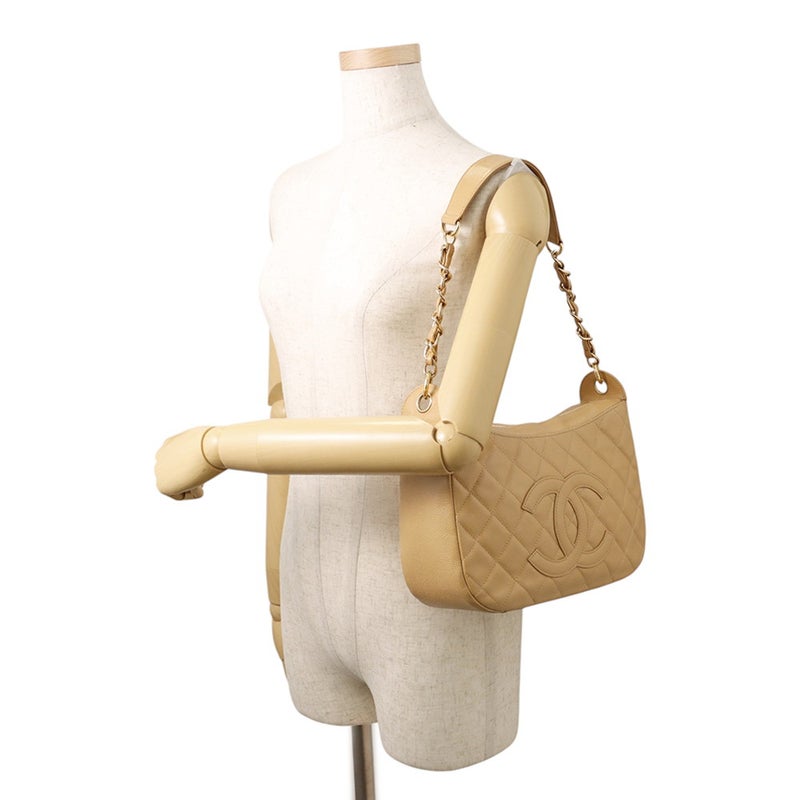 シャネル チェーンショルダーバッグ マトラッセ ココマーク キャビアスキン A20993 CHANEL バッグ ワンショルダー