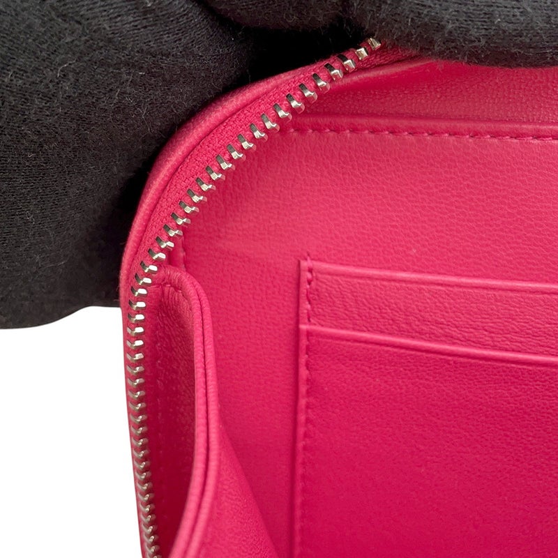 シャネル チェーンショルダーバッグ マトラッセ ココマーク ラムスキン CHANEL バッグ