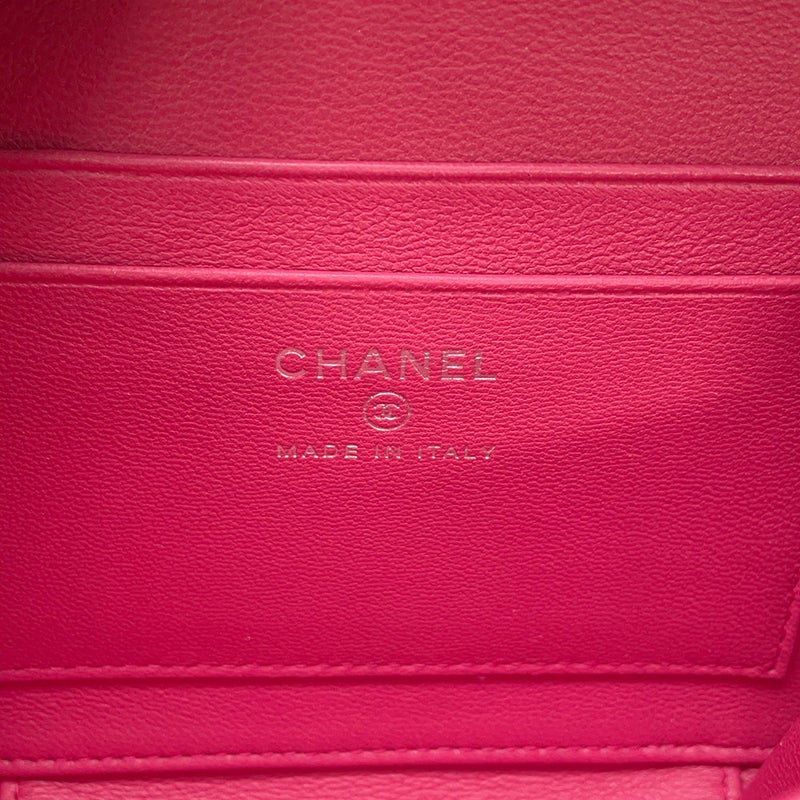 シャネル チェーンショルダーバッグ マトラッセ ココマーク ラムスキン CHANEL バッグ