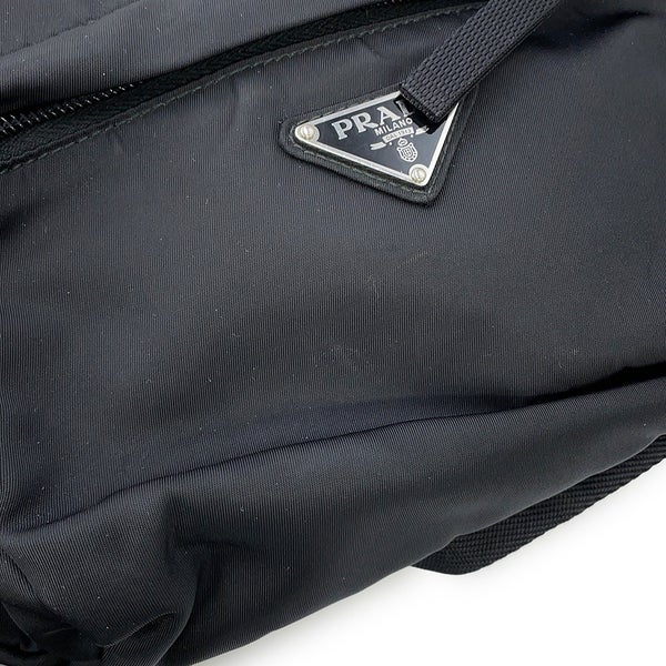 プラダ ボディバッグ トライアングルロゴ ナイロン 2VL005 PRADA 黒