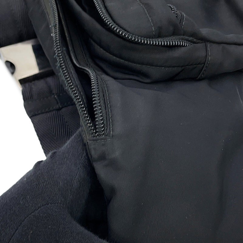 プラダ ボディバッグ トライアングルロゴ ナイロン 2VL005 PRADA 黒