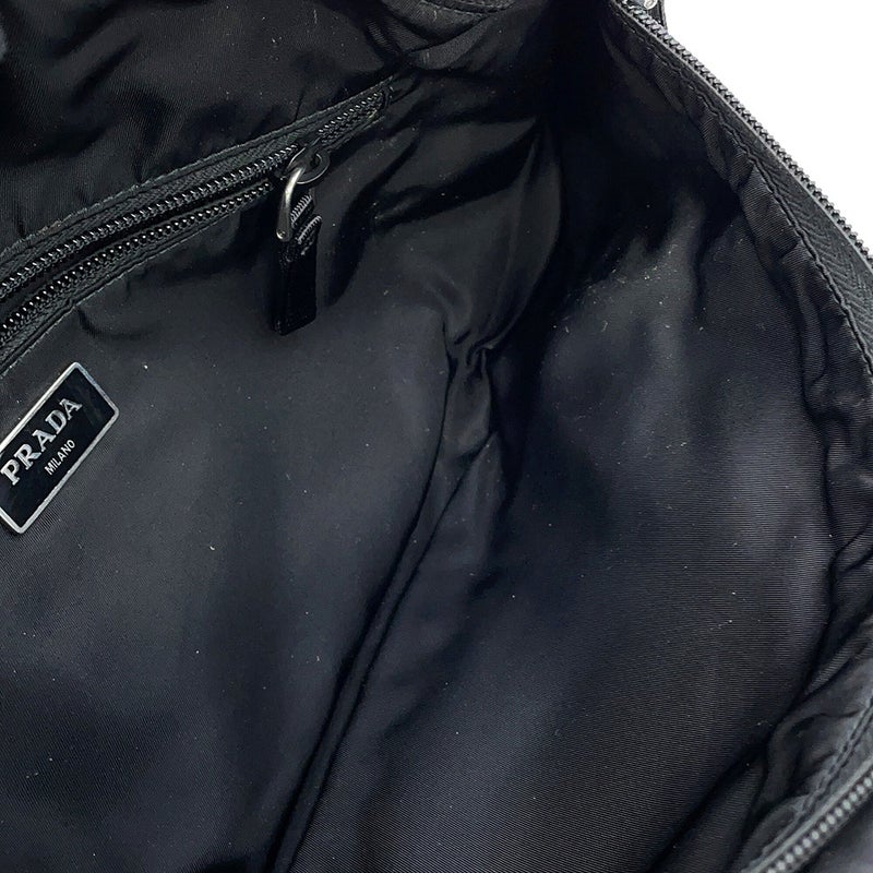 プラダ ボディバッグ トライアングルロゴ ナイロン 2VL005 PRADA 黒