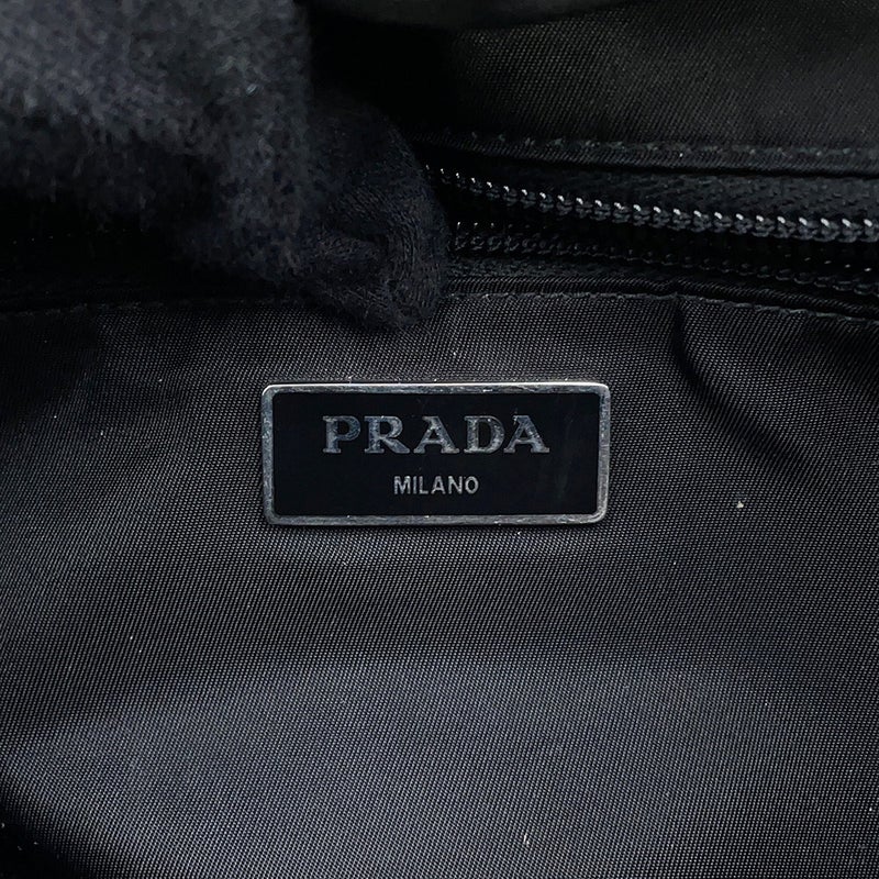 プラダ ボディバッグ トライアングルロゴ ナイロン 2VL005 PRADA 黒