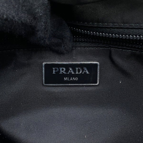 プラダ ボディバッグ トライアングルロゴ ナイロン 2VL005 PRADA 黒