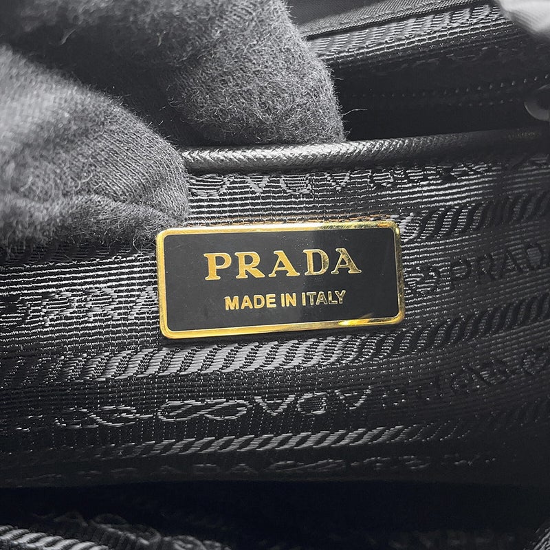 プラダ リュック バックパック スモール ロボット ナイロン 1BZ677 PRADA バッグ バックパック 黒