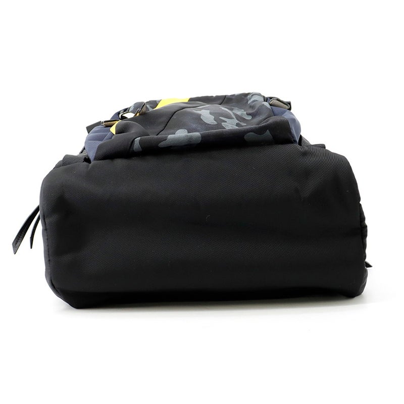 プラダ リュック リュック バックパック カモフラージュ 迷彩 ナイロン PRADA バッグ メンズ 黒