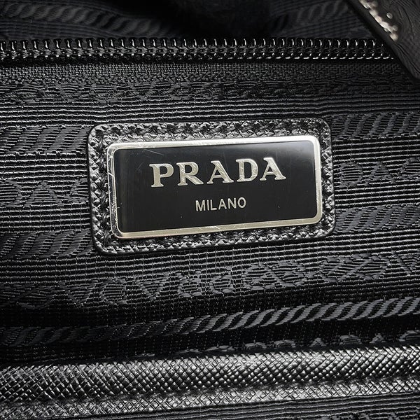 プラダ リュック リュック バックパック カモフラージュ 迷彩 ナイロン PRADA バッグ メンズ 黒