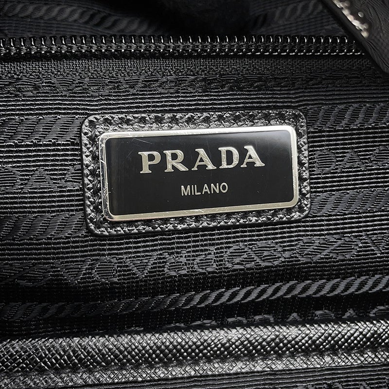 プラダ リュック リュック バックパック カモフラージュ 迷彩 ナイロン PRADA バッグ メンズ 黒