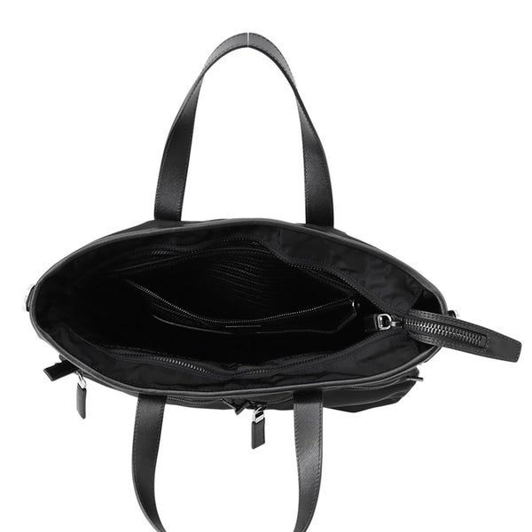 プラダ トートバッグ ビジネスバッグ ナイロン/レザー 2VG860 PRADA 2wayショルダーバッグ 黒
