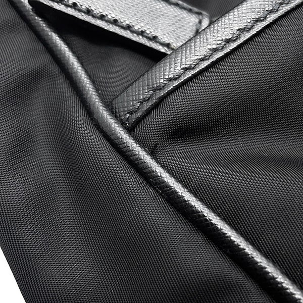 プラダ トートバッグ ビジネスバッグ ナイロン/レザー 2VG860 PRADA 2wayショルダーバッグ 黒