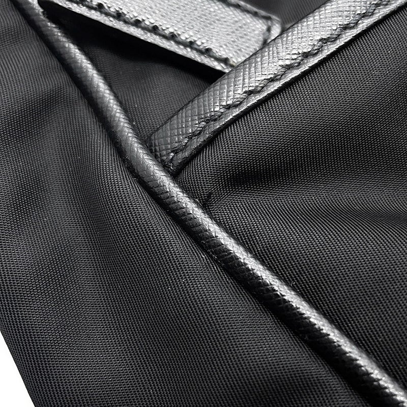 プラダ トートバッグ ビジネスバッグ ナイロン/レザー 2VG860 PRADA 2wayショルダーバッグ 黒