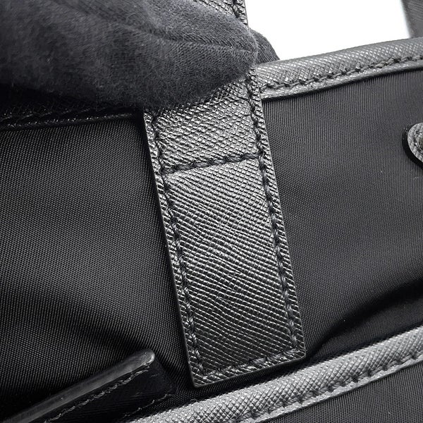 プラダ トートバッグ ビジネスバッグ ナイロン/レザー 2VG860 PRADA 2wayショルダーバッグ 黒