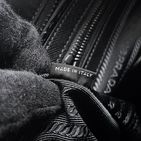 プラダ トートバッグ ビジネスバッグ ナイロン/レザー 2VG860 PRADA 2wayショルダーバッグ 黒
