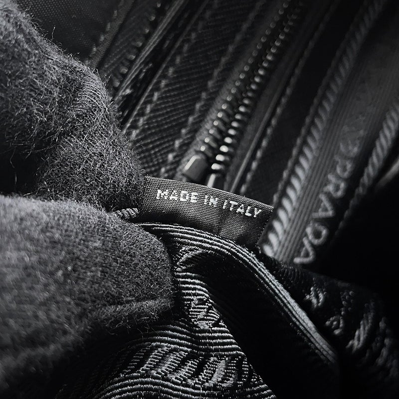 プラダ トートバッグ ビジネスバッグ ナイロン/レザー 2VG860 PRADA 2wayショルダーバッグ 黒
