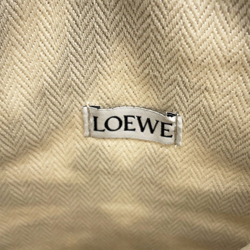 ロエべ ショルダーバッグ アナグラム カットアウト レザー/キャンバス B922Q09X01 LOEWE バッグ