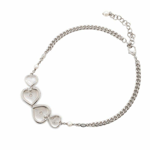 シャネル ネックレス ハート ココマーク ラインストーン B23B ABB614 CHANEL アクセサリー