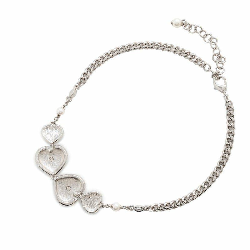 シャネル ネックレス ハート ココマーク ラインストーン B23B ABB614 CHANEL アクセサリー