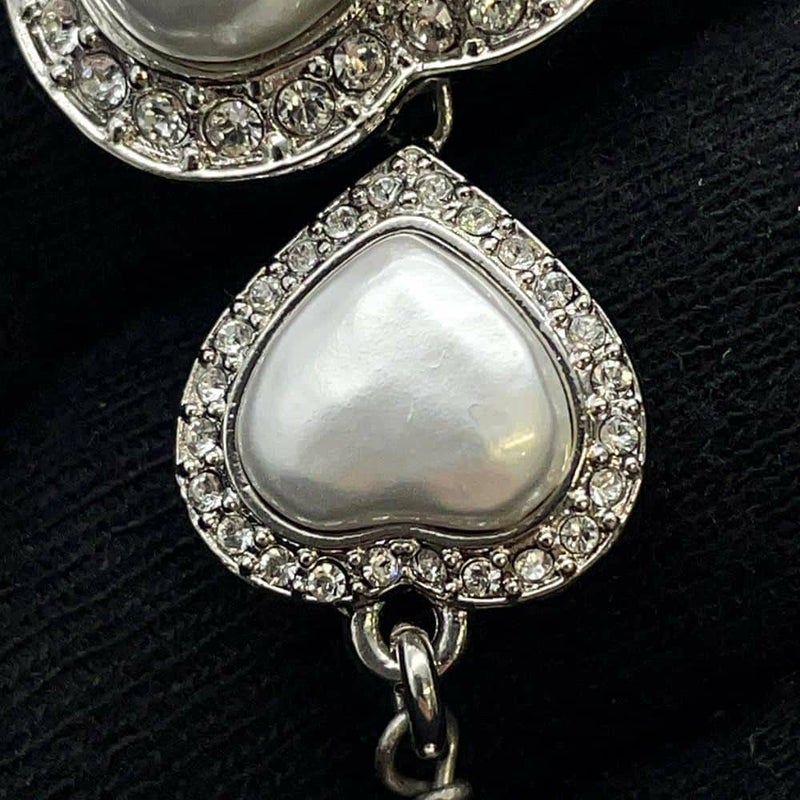 シャネル ネックレス ハート ココマーク ラインストーン B23B ABB614 CHANEL アクセサリー