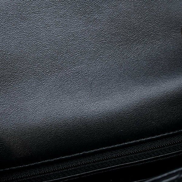 シャネル チェーンショルダーバッグ マトラッセ ココマーク ラムスキン AS4385 CHANEL 黒