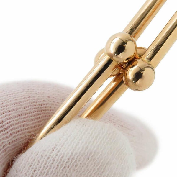 ティファニー ピアス ハードウェア ダブル ロング リンク K18PGピンクゴールド Tiffany&Co. ジュエリー