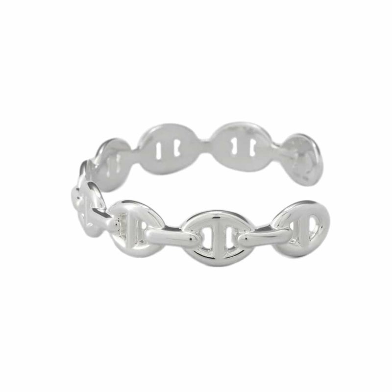 エルメス ブレスレット シェーヌダンクル アンシェネ バングル SV925シルバー サイズSH HERMES バングル