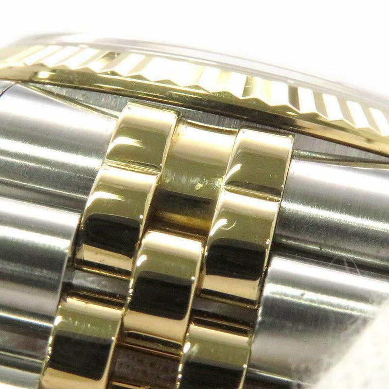 ロレックス デイトジャスト F番 SS/K18YG 10Pダイヤ 116233 ROLEX 腕時計 ブルーグラデーション文字盤