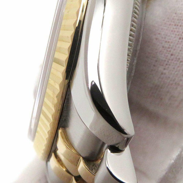 ロレックス デイトジャスト F番 SS/K18YG 10Pダイヤ 116233 ROLEX 腕時計 ブルーグラデーション文字盤