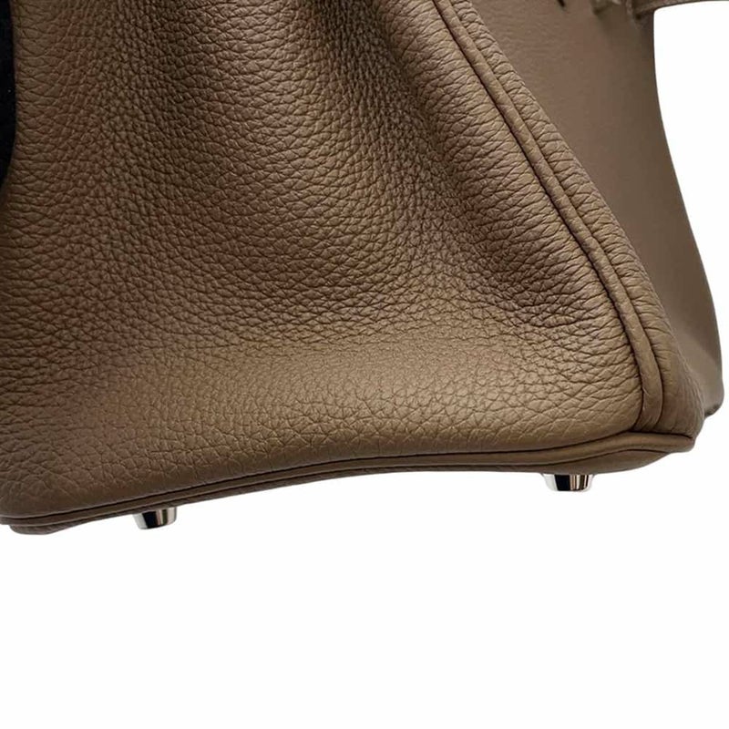 エルメス バーキン30 エトゥープ/シルバー金具 トゴ Y刻印 HERMES Birkin ハンドバッグ