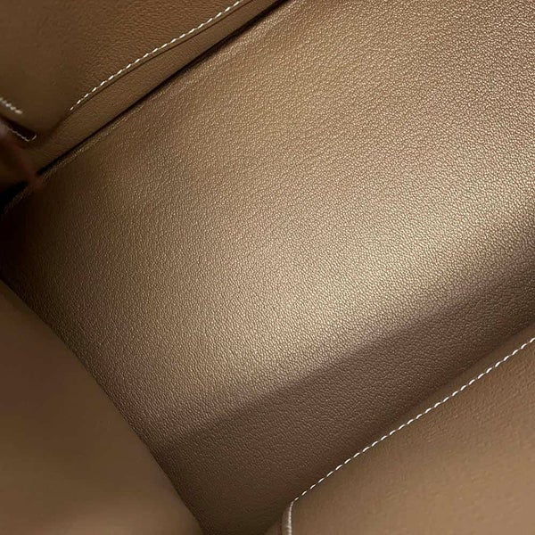 エルメス バーキン30 エトゥープ/シルバー金具 トゴ Y刻印 HERMES Birkin ハンドバッグ