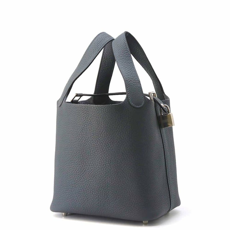 エルメス ハンドバッグ ピコタンロックPM グリミスティ/シルバー金具 トリヨンクレマンス W刻印