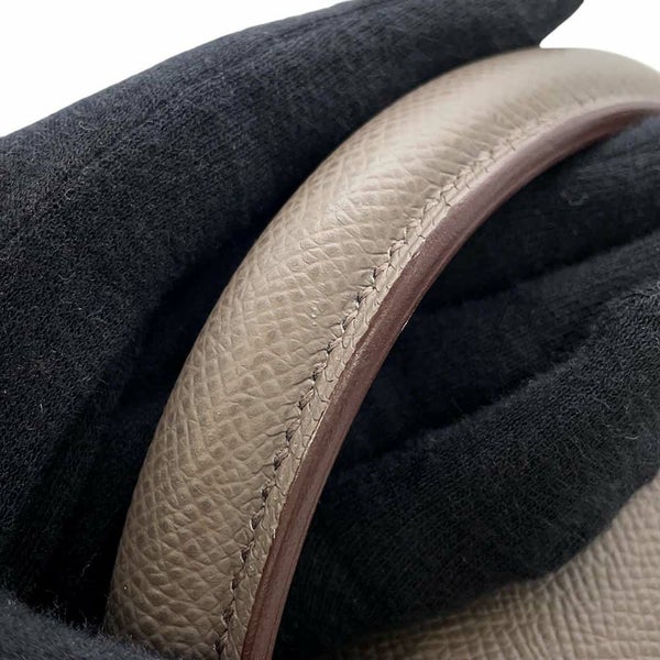 エルメス ビジネスバッグ ケリー デペッシュ36 ヴェルソ エタン/グリアスファルト/シルバー金具 エプソン Y刻印 メンズ