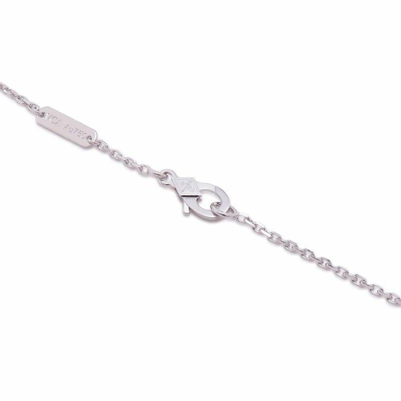 ヴァンクリーフ&アーペル ネックレス ヴィンテージ アルハンブラ ギヨシェ ダイヤ 1P K18WG/K18PG VCARPNTH00 2024年ホリデー限定