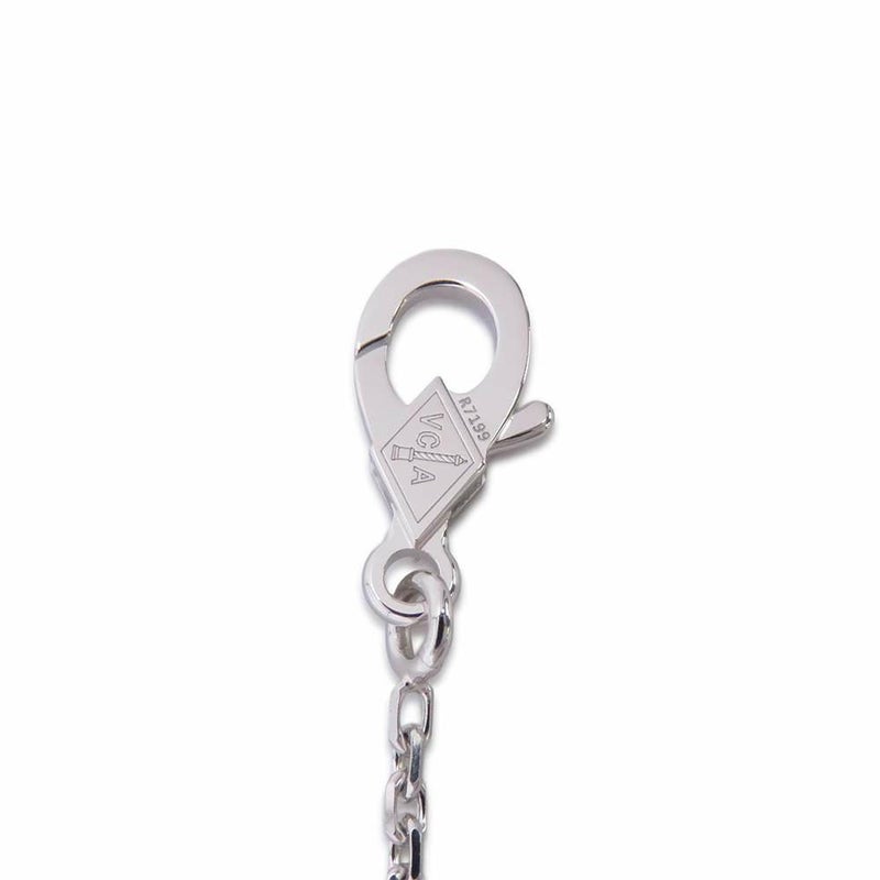 ヴァンクリーフ&アーペル ネックレス ヴィンテージ アルハンブラ ギヨシェ ダイヤ 1P K18WG/K18PG VCARPNTH00 2024年ホリデー限定