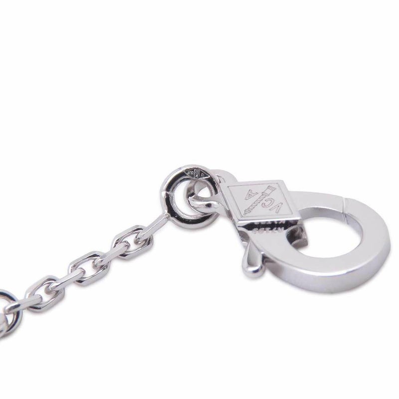 ヴァンクリーフ&アーペル ネックレス ヴィンテージ アルハンブラ ギヨシェ ダイヤ 1P K18WG/K18PG VCARPNTH00 2024年ホリデー限定