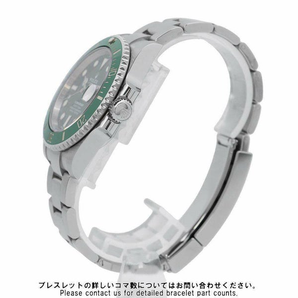 ロレックス サブマリーナ デイト  ランダムシリアル ルーレット 116610LV ROLEX 腕時計 グリーン文字盤