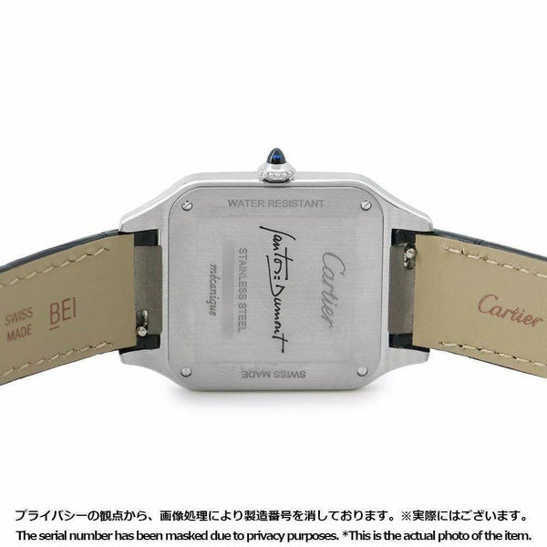 カルティエ サントス デュモン LM WSSA0046 Cartier 腕時計 ウォッチ 黒文字盤 手巻き