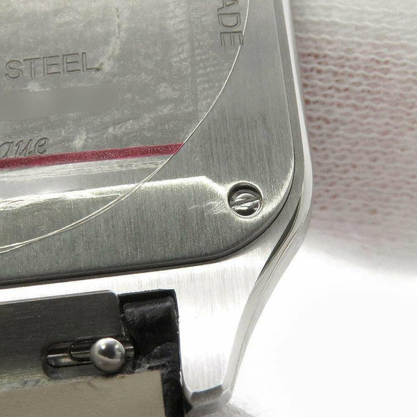 カルティエ サントス デュモン LM WSSA0046 Cartier 腕時計 ウォッチ 黒文字盤 手巻き