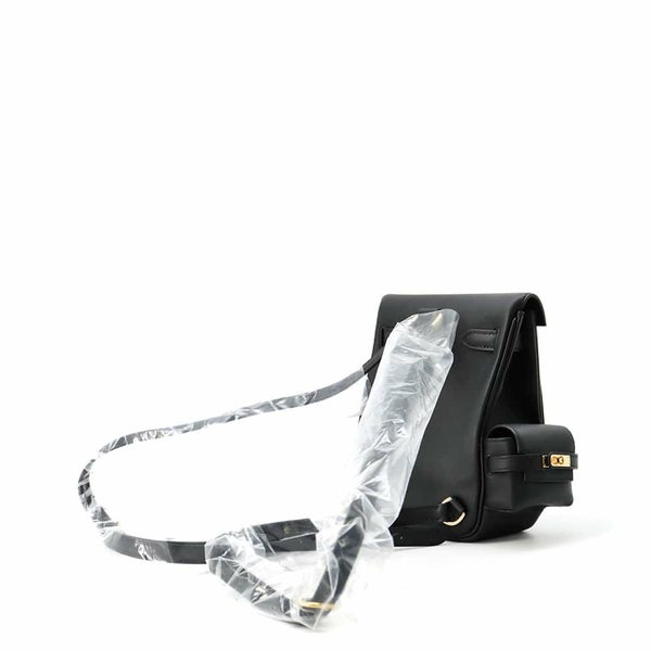 エルメス ケリージャンプ ブラック/ゴールド金具 スイフト W刻印 HERMES リュック 黒