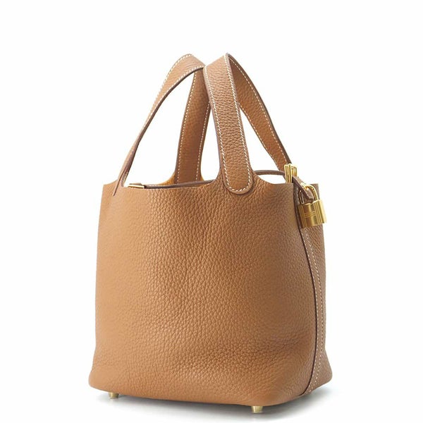 エルメス ハンドバッグ ピコタンロックPM ゴールド/ゴールド金具 トリヨンクレマンス B刻印