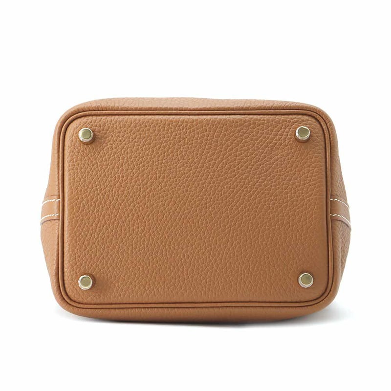 エルメス ハンドバッグ ピコタンロックPM ゴールド/ゴールド金具 トリヨンクレマンス B刻印