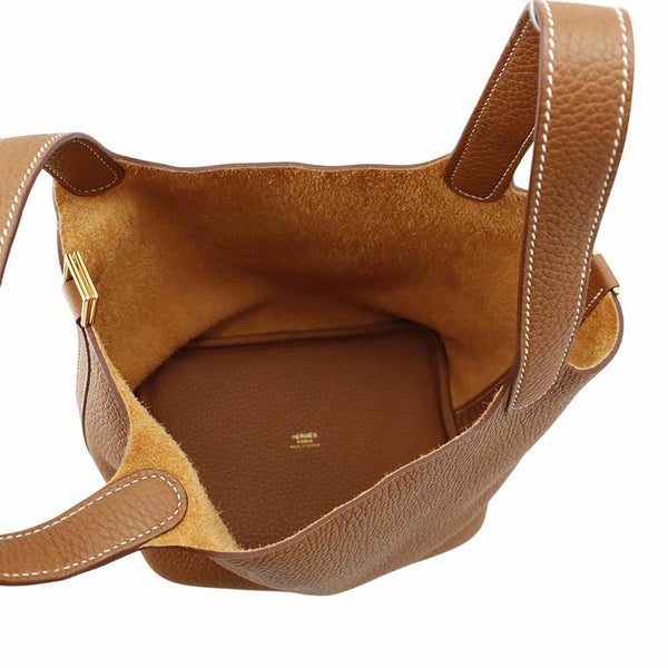 エルメス ハンドバッグ ピコタンロックPM ゴールド/ゴールド金具 トリヨンクレマンス B刻印