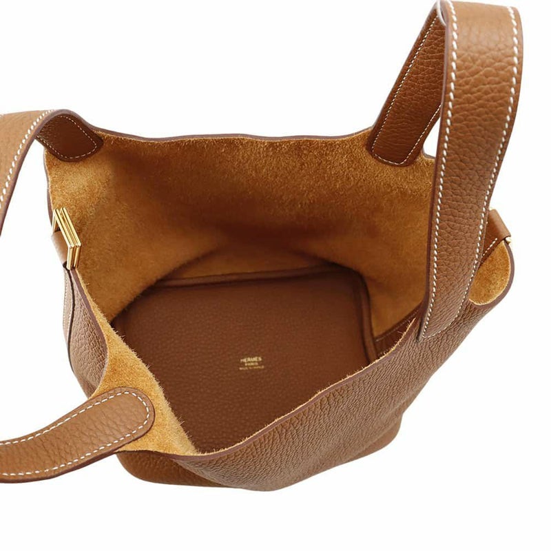 エルメス ハンドバッグ ピコタンロックPM ゴールド/ゴールド金具 トリヨンクレマンス B刻印