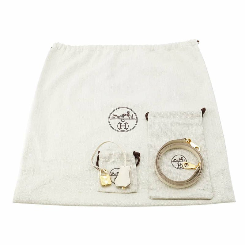 エルメス ハンドバッグ ケリー28 外縫い クレ/ゴールド金具 エプソン Y刻印 2wayショルダー