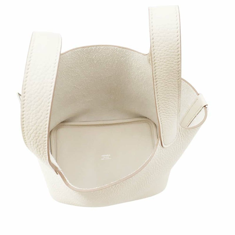 エルメス ハンドバッグ ピコタンロックPM ベトン/シルバー金具 トリヨンクレマンス W刻印