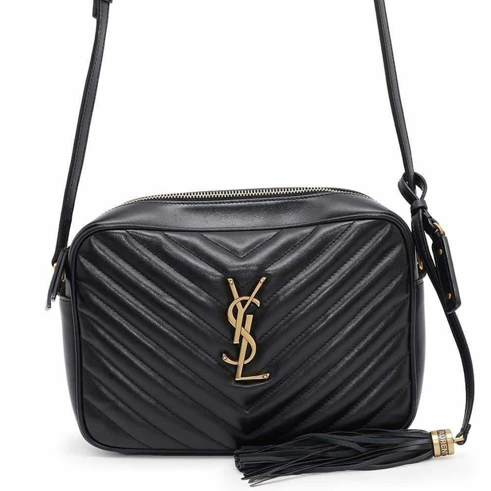 サンローランパリ ショルダーバッグ スター ルー カメラバッグ レザー 574494 SAINT LAURENT PARIS 黒 SAINT LAURENT PARIS サンローランパリ ルー カメラ ショルダーバッグ