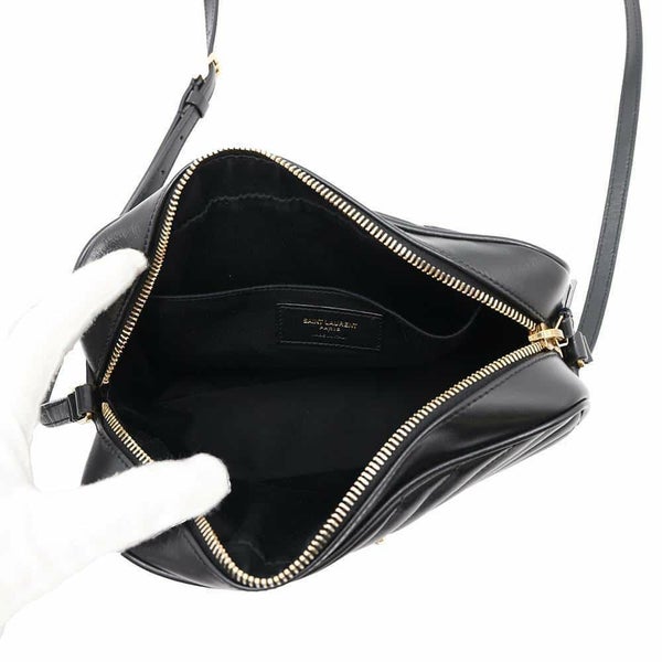 サンローランパリ ショルダーバッグ ルー カメラバッグ レザー 574494 SAINT LAURENT PARIS キルティング 黒