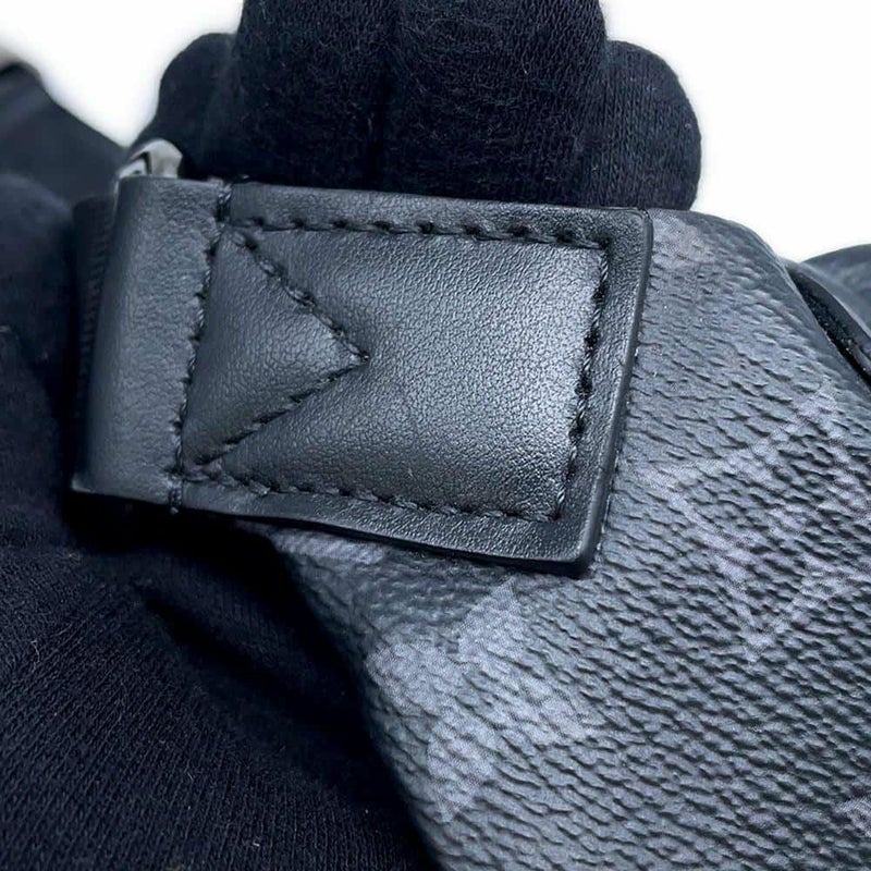 ルイヴィトン ボディバッグ モノグラム・エクリプス ディスカバリー・バムバッグ M44336 LOUIS VUITTON ブラック 黒